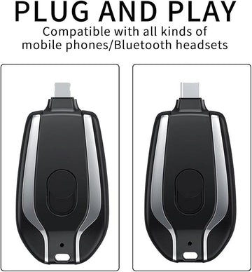 Emergency Keychain Portable Charger Power Bank