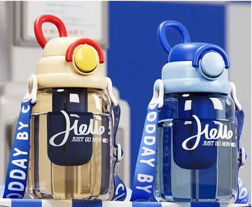 Transparent Water Bottle – Portable Hydration Flask