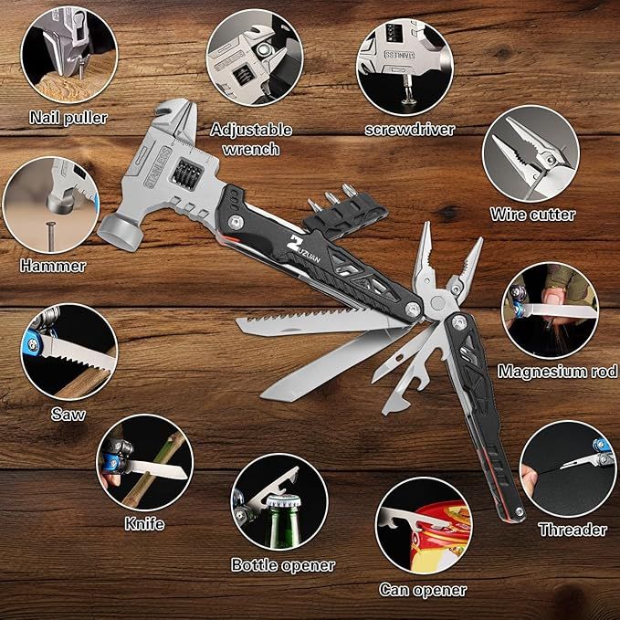 Upgraded 18-in-1 Multitool – Professional Stainless Steel